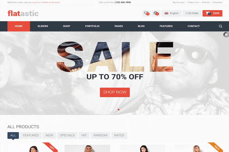Landing Page Website